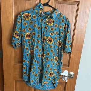 Sublime Blue Men's Button Shirt